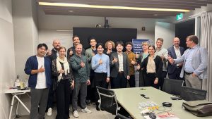 Intro into Korean startup ecosystem by Brian Kim (Kim Venturours) and K-soft powers & Business implications by Brian Min (ITTA) with Expansion Lab participants and Berlin Smart City delegation